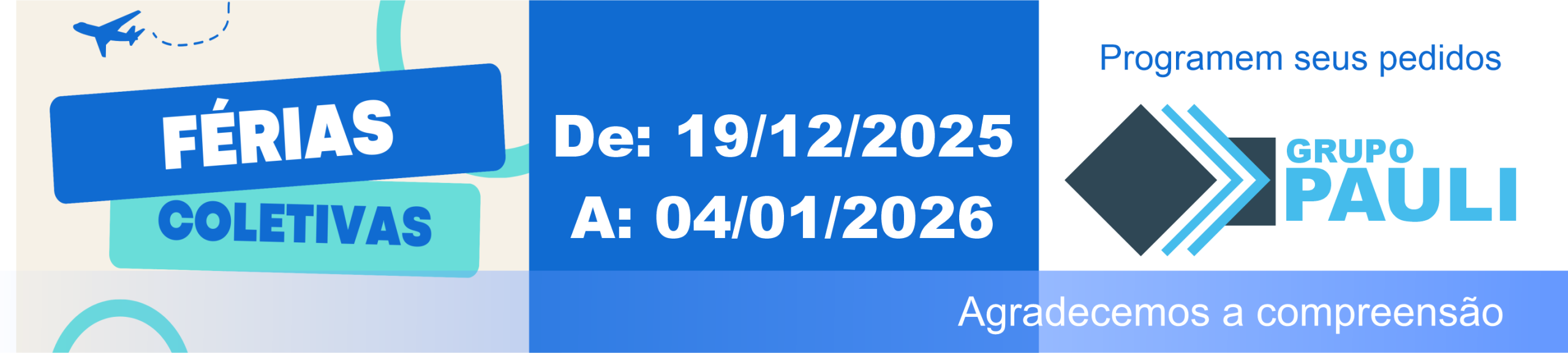 Banner PAuli ferias