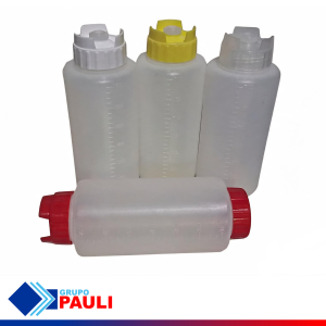 BISNAGA INVERTIDA  700ML  (Transparente)